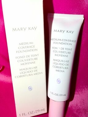 New Original Mary Kay Medium Coverage Foundation Beige #304 Discontinued